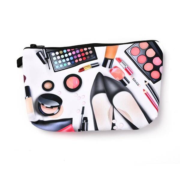 Polyester Tarp Zip Cosmetic Pouches