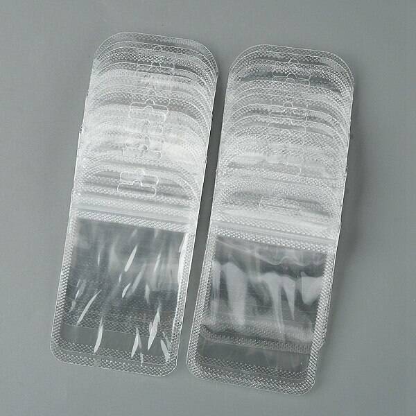 30Pcs Transparent Plastic Zip Lock Bags