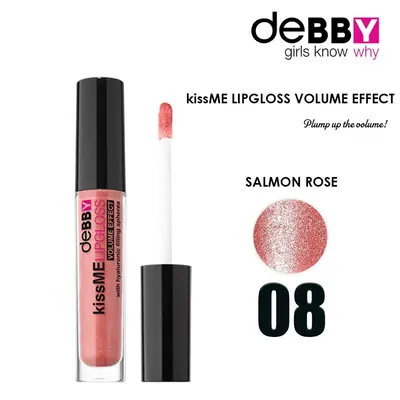 Debby kissme lip gloss volume 08 salmon pink