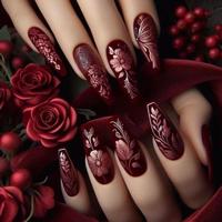 Flower & Butterfly Pattern Fake Nails with Nail File & Tape, 24pcs Removable False Nails for Women Girls Nail Art, Effortless...