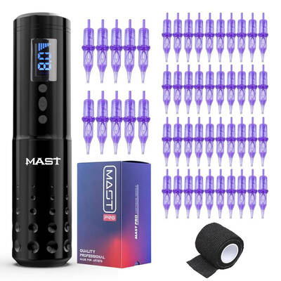 Tattoo Kit / Mast Lancer Wireless Tattoo Machine Bundle