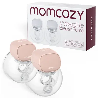 Momcozy S9 Pro Breast Pump, Upgraded Wearable Breast Pump, Hands-free Design, with LED Display, Dual-head Electric Portable B...