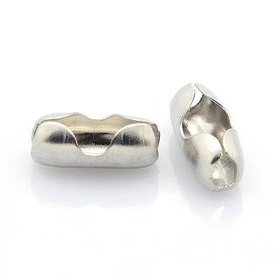 Tarnish Resistant Stainless Steel Ball Chain Connectors