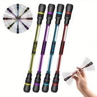 Fidget Spinner Pen, 4/8/12pcs Non-slip Grip Gel Ink Pen, Writing Pen for Adults and Students, Office Stationery & Supplies