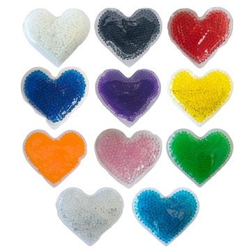 150 Customized Gel Beads Hot Cold Pack Hearts - Reusable & ...