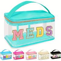 Makeup Bag, Large Capacity Cosmetic Storage Bag with Handle, Waterproof and Personal Care Storage Bag for Home and Travel