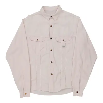 Age 14 Valentino Denim Shirt - XL Pink Cotton | Size: x-large