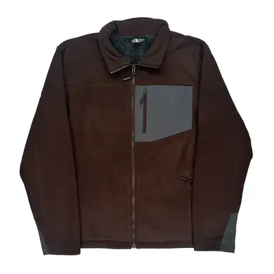 The North Face Fleece - Large Brown Polyester