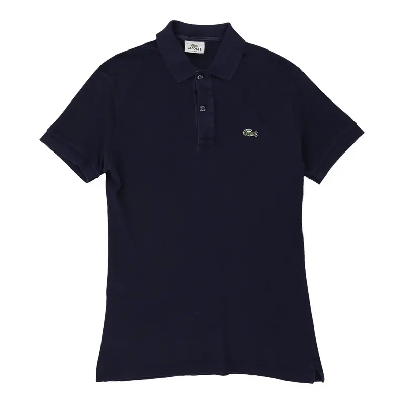 Lacoste Slim Polo Shirt - Small Navy Cotton