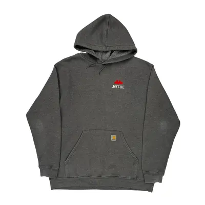 Jotul Logo Carhartt Hoodie - XL Grey Cotton Blend