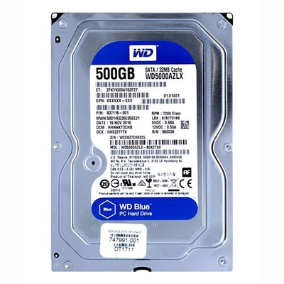 837116-001 HP 500GB 7200RPM SATA 6Gb/s NHP 32MB Cache 3.5-inch Hard Drive