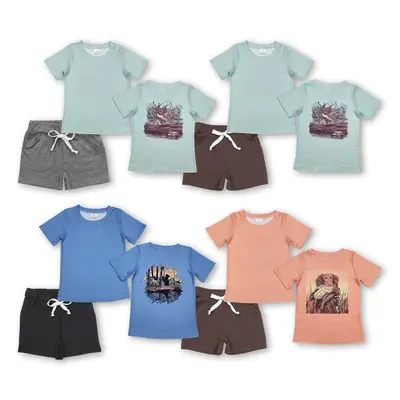 Boy Summer Outfit Mallard Hunting Clothes Boy Summer Clothes