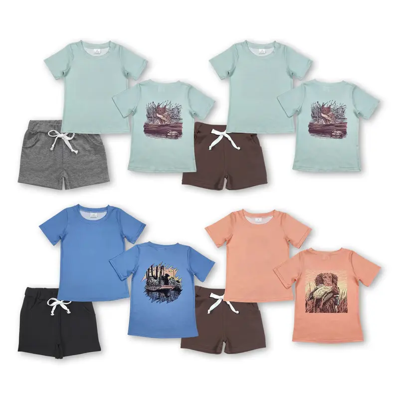 Boy Summer Outfit Mallard Hunting Clothes Boy Summer Clothes