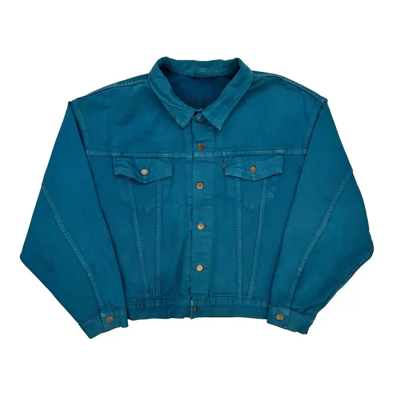 Levis Oversized Denim Jacket - XL Blue Cotton