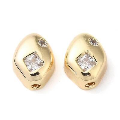 Real 18K Gold Plated Brass Beads