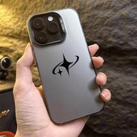 Minimalist Star Pattern Case for iPhone 16 Pro Max 15 Plus 14 13 12 11 XS XR Matte Shockproof Anti-Scratch Stylish Smartphone...