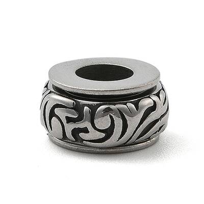 316 Surgical Stainless Steel European Beads