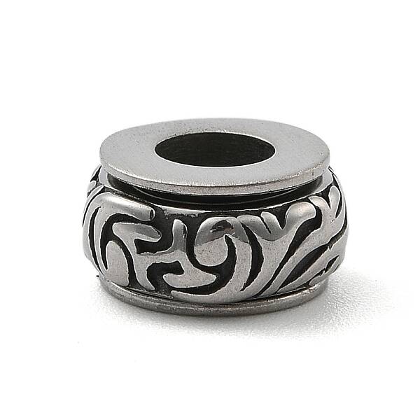 316 Surgical Stainless Steel European Beads