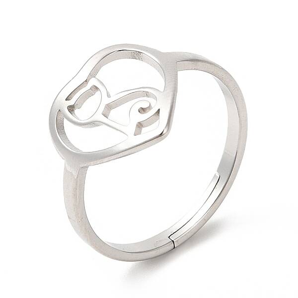 Non-Tarnish 201 Stainless Steel Finger Ring