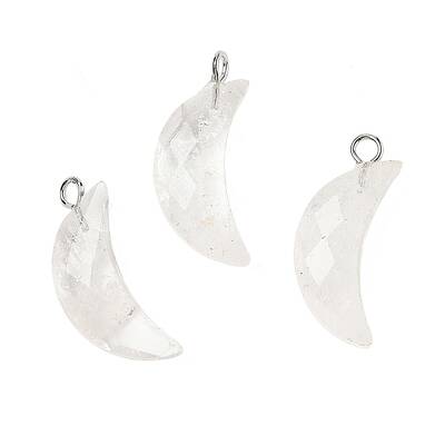 Natural Quartz Crystal Pendants