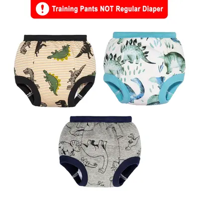 3 Pack Cotton Training Underwear for Boys – Potty Training Pants for Toddlers
