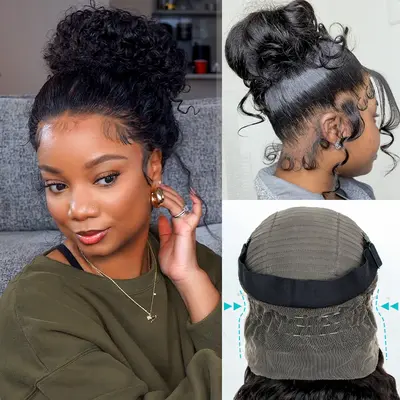 [Flash Deal] Pre-Everything 360 Lace Wig 3D Body Wave / Water Wave / Kinky Straight 100% Human Hair