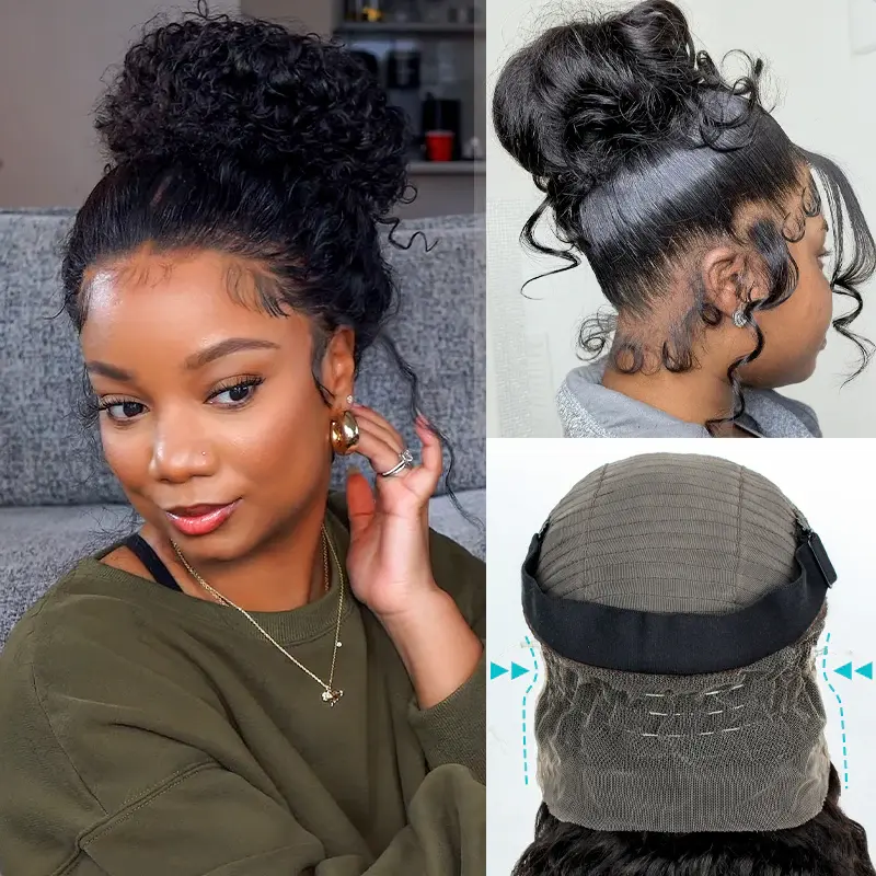 [Flash Deal] Pre-Everything 360 Lace Wig 3D Body Wave / Water Wave / Kinky Straight 100% Human Hair