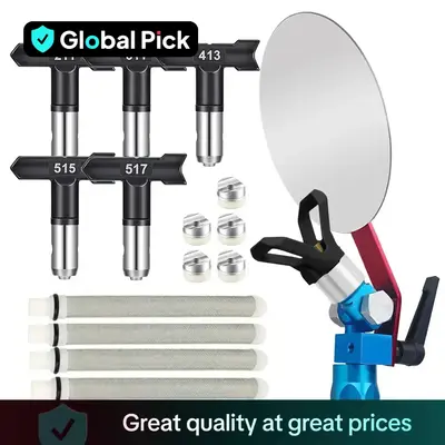 Airless Paint Sprayer Accessories Kit, Spray Guide Accessory Tool with Tip Guard, Spray Tip, Filter for Airless Paint Sprayer...