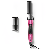 Terviiix Electric Hot Comb for Black Hair, Wigs & Beard, Anti-Scald Attachment, Straightener Comb with Keratin & Argan Oil In...