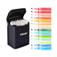 Ohuhu 40-color Acrylic Paint Pens: Acrylic Paint Markers Painting DIY Water-Based Paint Markers for Stone Wood Glass Ceramic ...