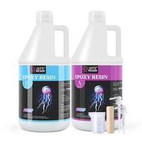 Casting Epoxy Resin,Bubble Free & Crystal Clear Epoxy Resin Kit,2 Part Resin and Hardener for Jewelry Making,Crafts,Tumbler,A...