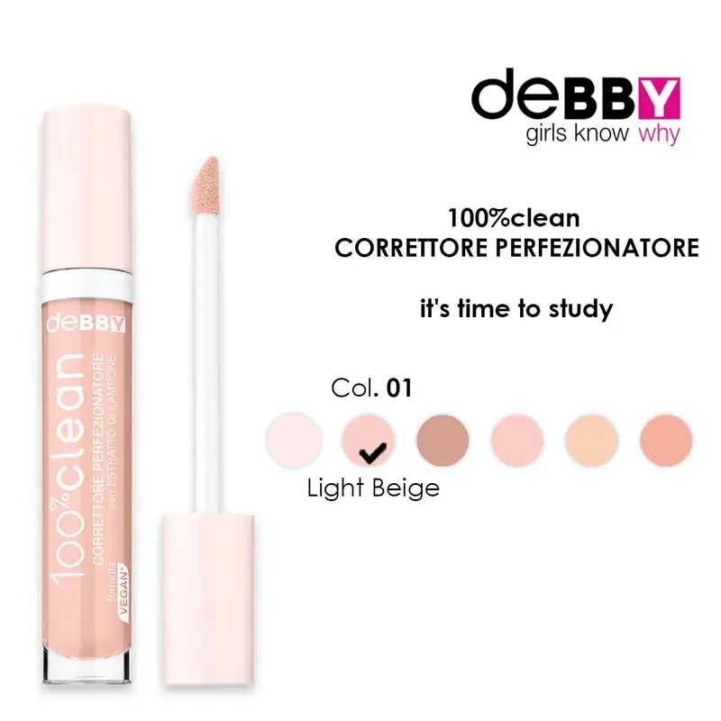 Debby Concealer 100%Clean 1 Light Beige