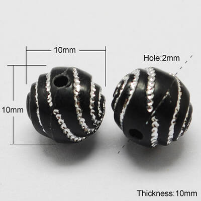 Plating Acrylic Beads