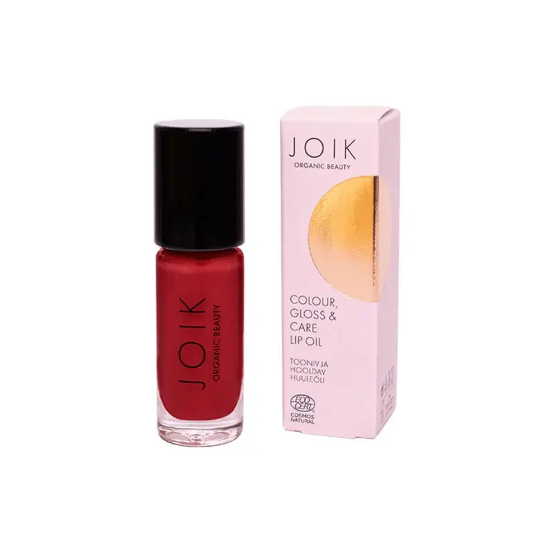 Joik organic Color Gloss & Care Lip Oil 04 Ruby Red (450 ml)
