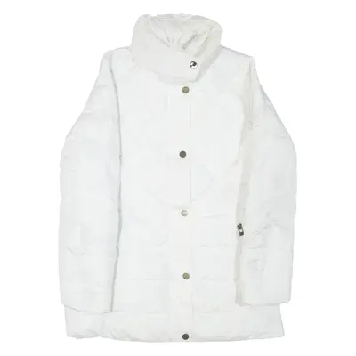 TOMMY HILFIGER Womens Puffer Jacket White S