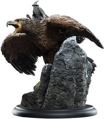 WETA Workshop Polystone - The Lord of The Rings Trilogy - Gandalf the Grey On Gwaihir Miniature Statue