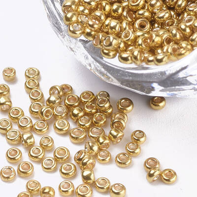 Plated Glass Seed Beads