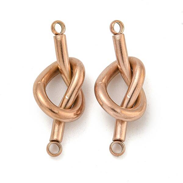 304 Stainless Steel Knot Links Connector Charms