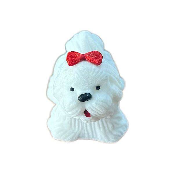 Cartoon Dog Velvet Storage Box for Women