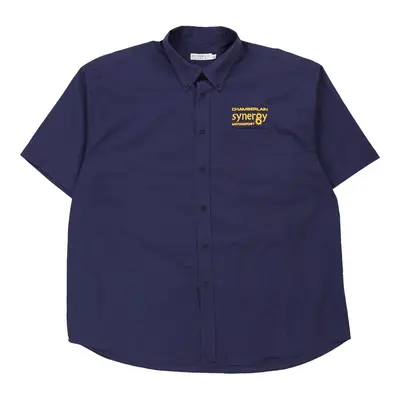 Chamberlain Synergy Motorsport Kustom Kit Short Sleeve Shirt - 3XL Blue Cotton