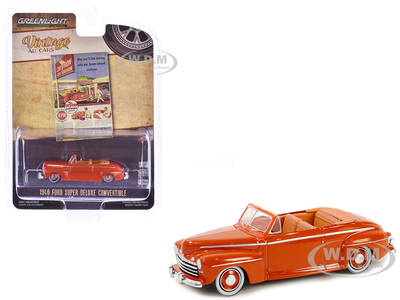 1946 Ford Super Deluxe Convertible Orange \
