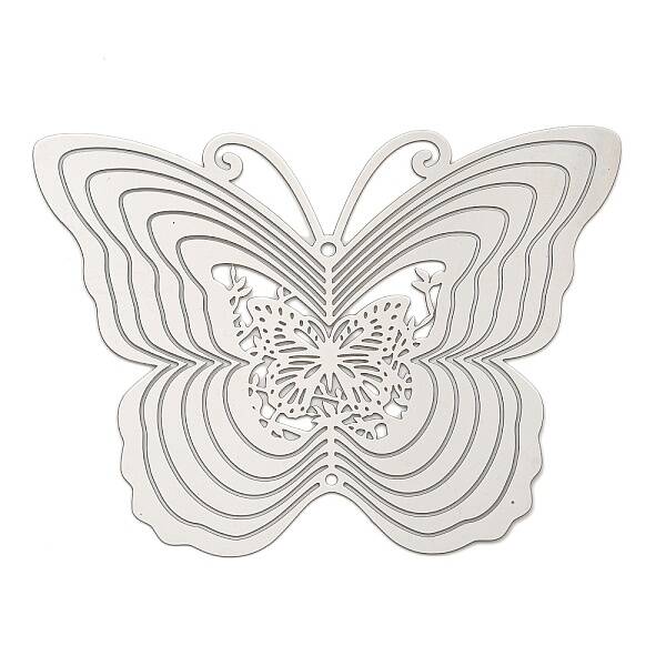 201 Stainless Steel Laser Cut Butterlfy Links Connector Charms