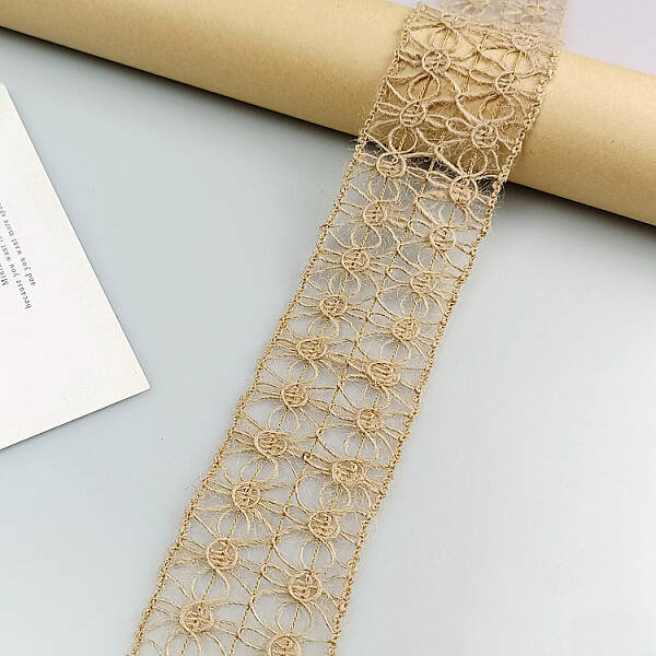 Flat Burlap Lace Ribbons