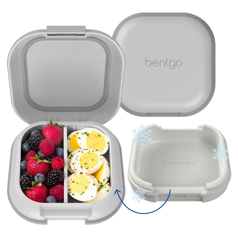 Bentgo Chill Mini Lunch Box - Portable Lightweight Insulated Kids Leakproof Reusable Bento Box with Ice Pack, Meal Prep Conta...