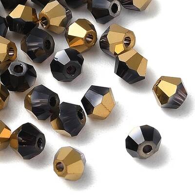 Transparent Electroplate Glass Beads