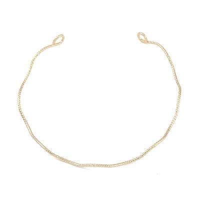 Brass Textured Wavy Open Cuff Bangle Making