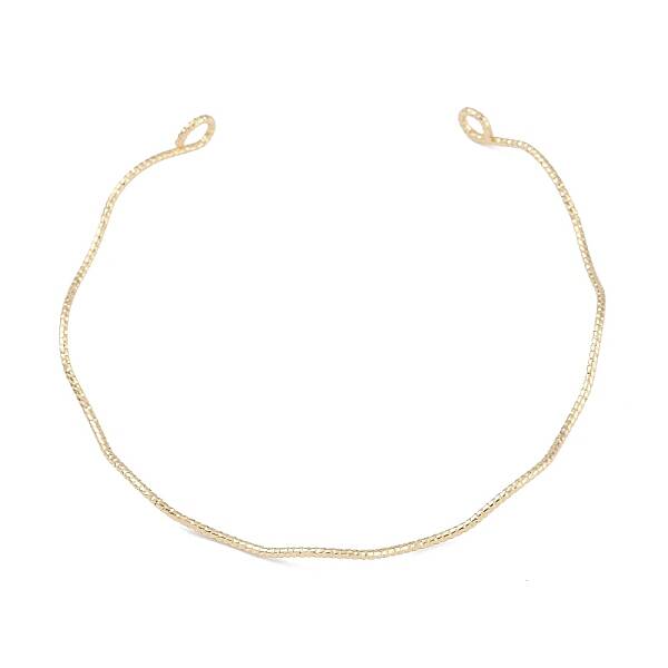 Brass Textured Wavy Open Cuff Bangle Making