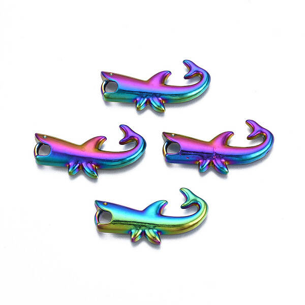 Rainbow Color Alloy Pendants