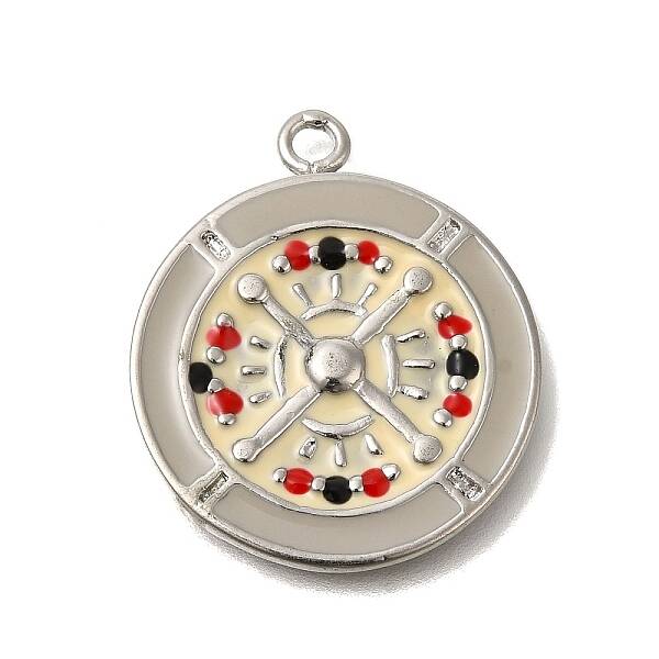 Brass Enamel Pendants