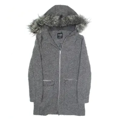 CHICOREE Wool Blend Jacket Grey Womens XS